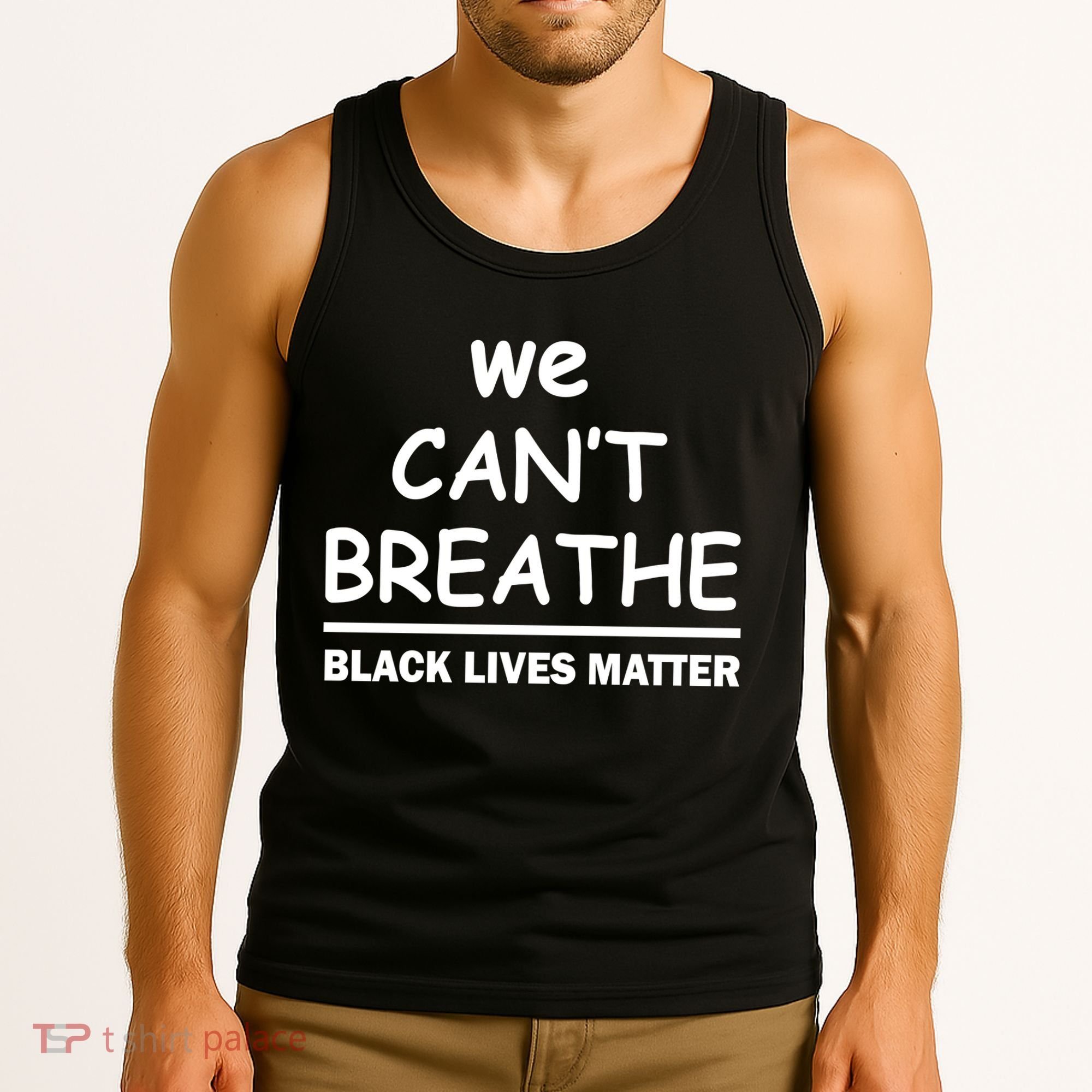 We Can't Breathe Black Lives Matter Tank Top