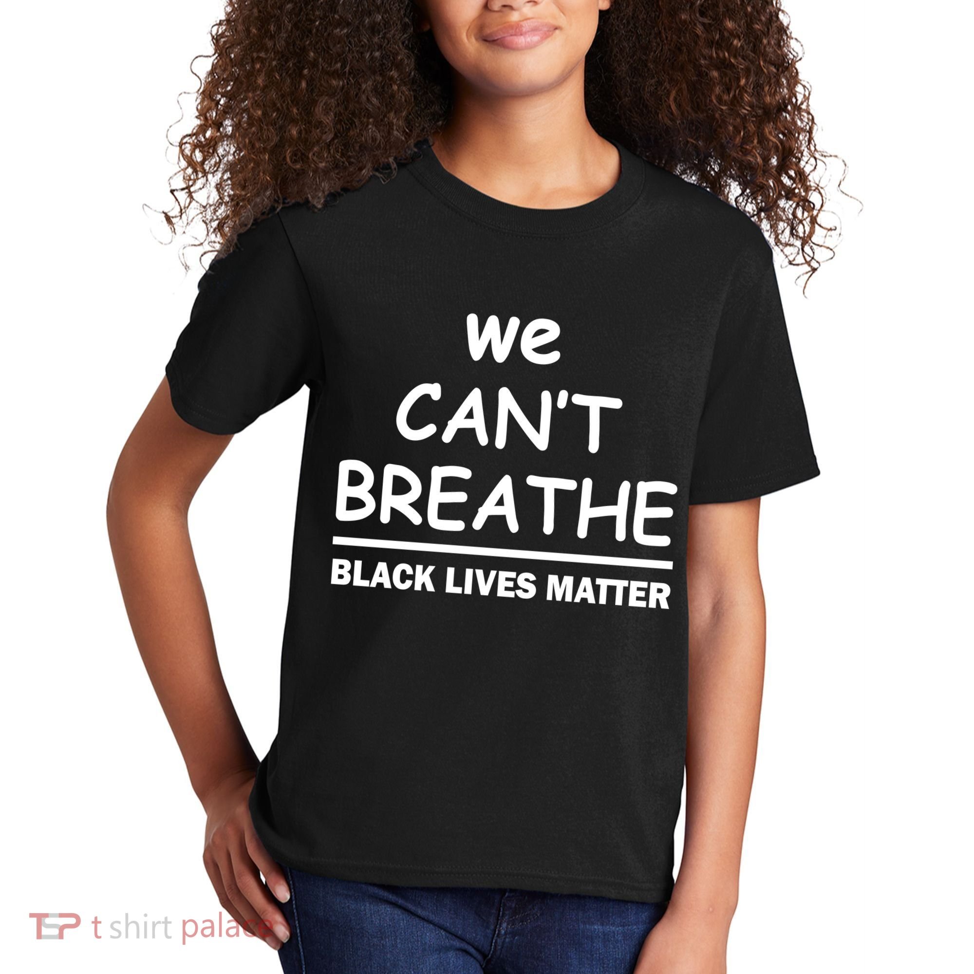 We Can't Breathe Black Lives Matter Kids T-Shirt