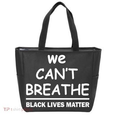 We Can't Breathe Black Lives Matter Tote Bag