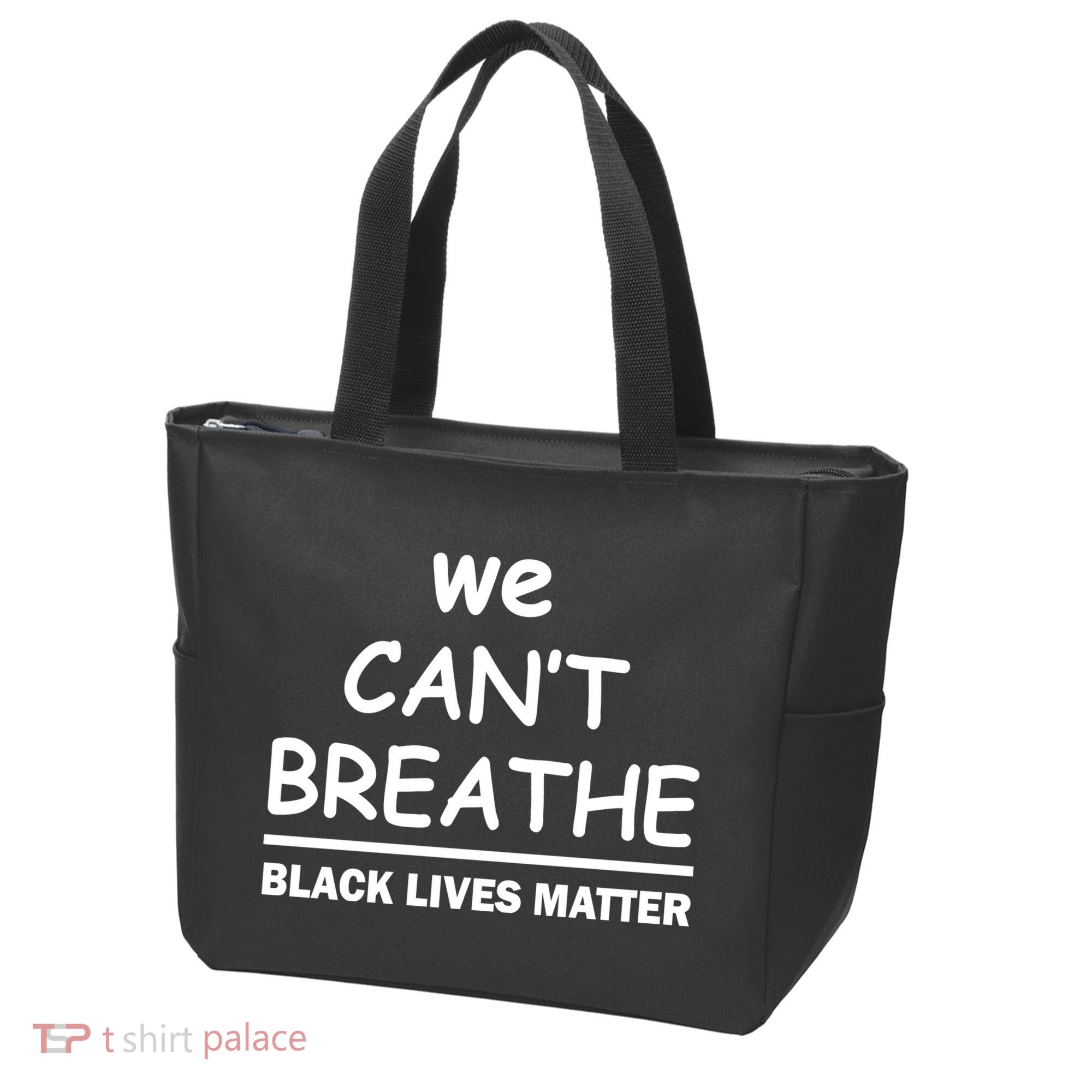 We Can't Breathe Black Lives Matter Tote Bag