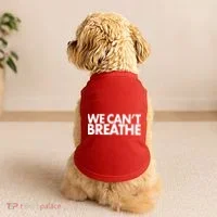 We Can't Breathe Protest Support Civil Rights Doggie Tank thumb 2