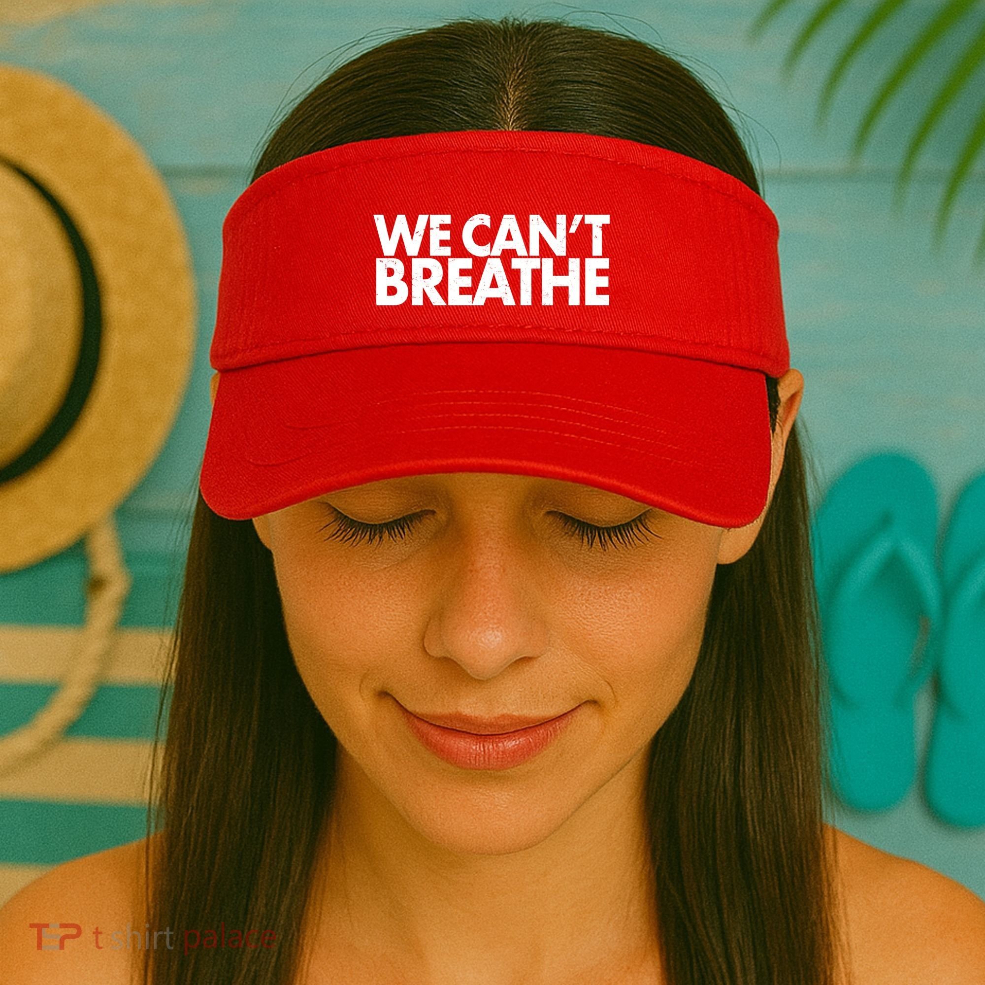 We Can't Breathe Protest Support Civil Rights Visor