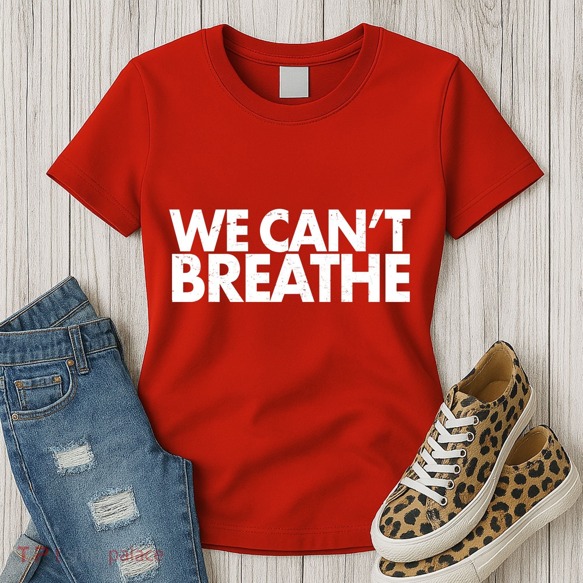 We Can't Breathe Protest Support Civil Rights Women's T-Shirt