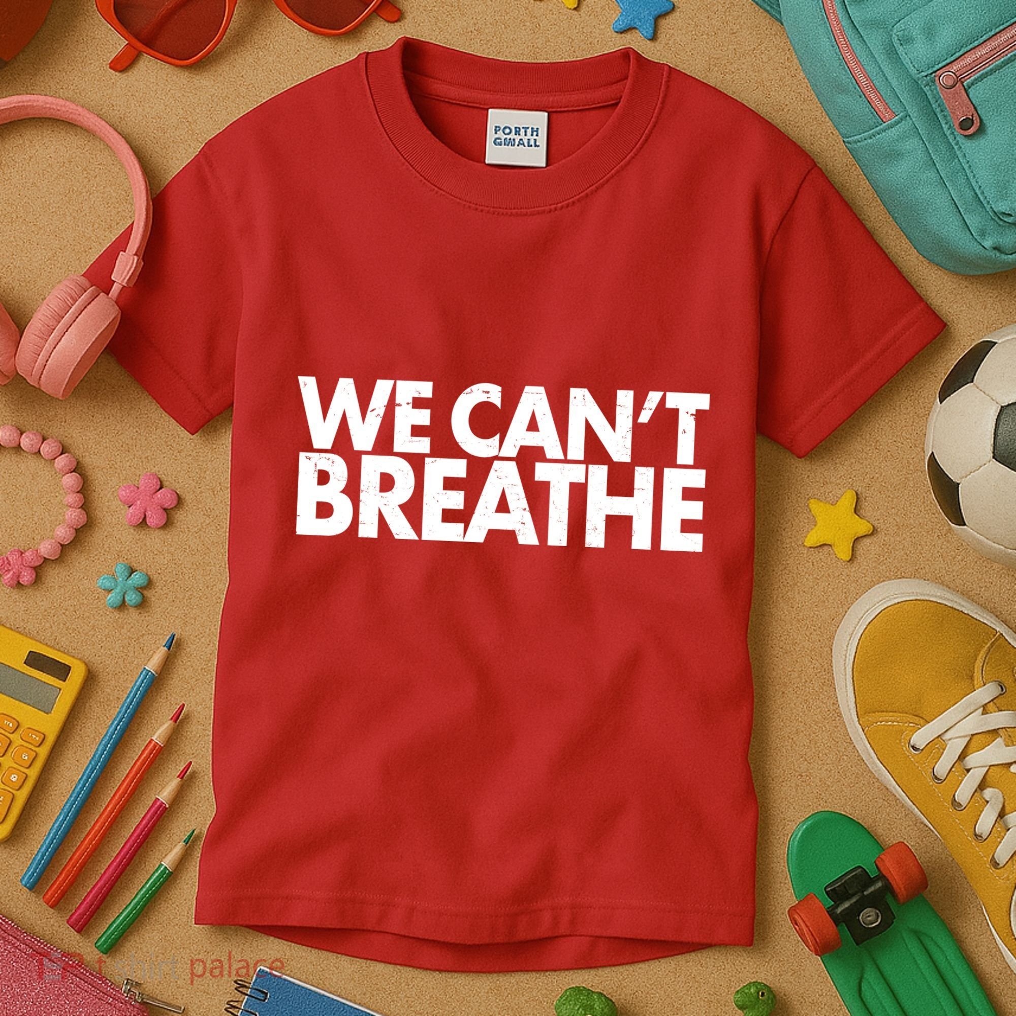 We Can't Breathe Protest Support Civil Rights Kids T-Shirt