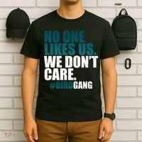 We Don't Care Birdgang Philadelphia Football T-Shirt thumb 6