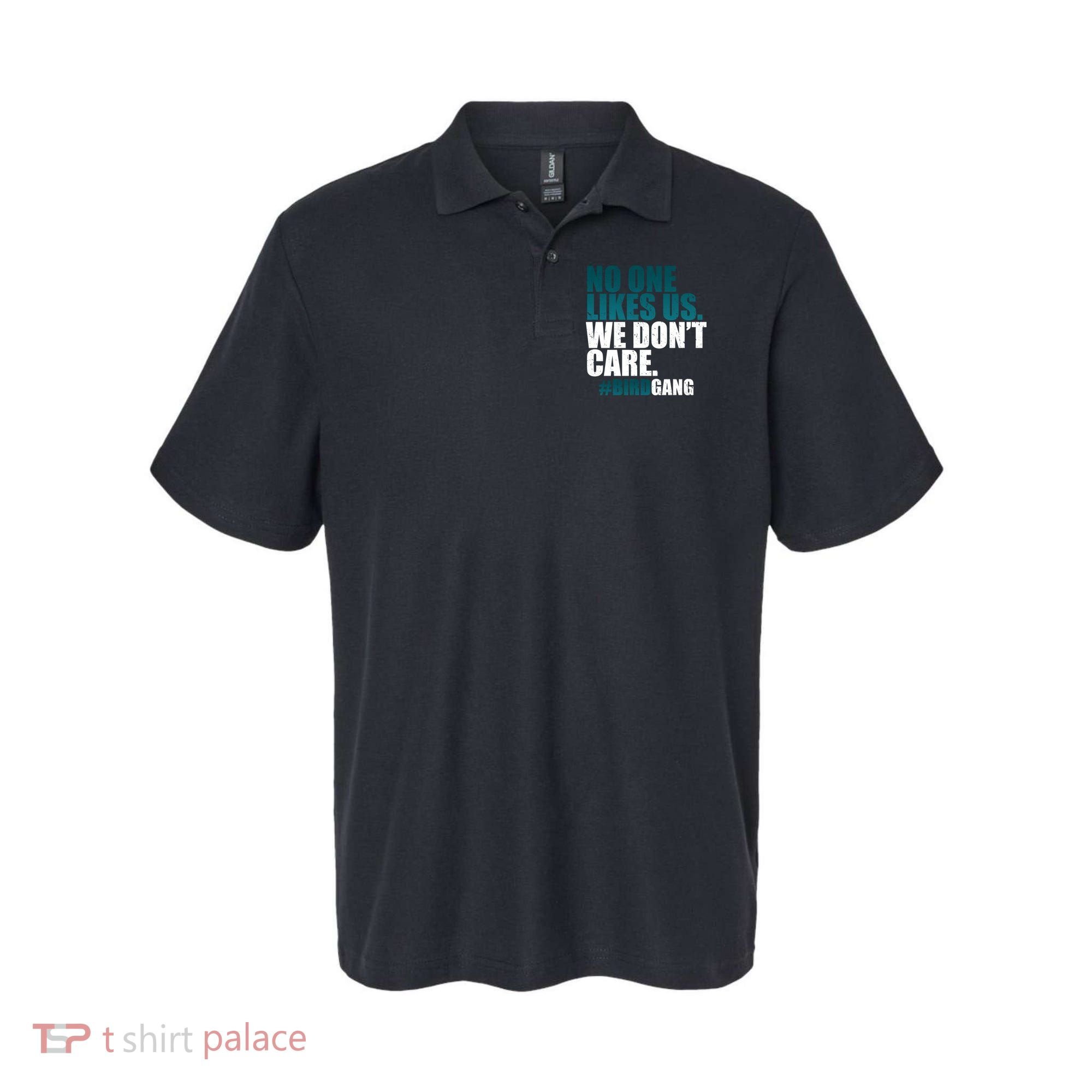 We Don't Care Birdgang Philadelphia Football Polo