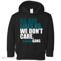 We Don't Care Birdgang Philadelphia Football Toddler Hoodie thumb 0