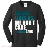 We Don't Care Birdgang Philadelphia Football Kids Long Sleeve Shirt thumb 0
