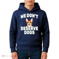 We Don't Deserve Dogs Kids Hoodie thumb 4