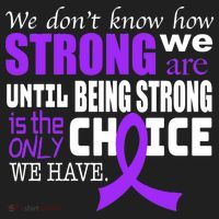 We Don't Know How Strong We Are Purple Ribbon Women's Sweatshirt thumb 2