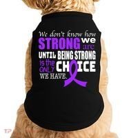 We Don't Know How Strong We Are Purple Ribbon Doggie Tank thumb 0