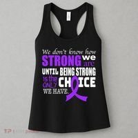 We Don't Know How Strong We Are Purple Ribbon Women's Tank Top thumb 3