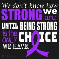 We Don't Know How Strong We Are Purple Ribbon Toddler Hoodie thumb 2