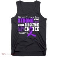 We Don't Know How Strong We Are Purple Ribbon Tank Top thumb 0
