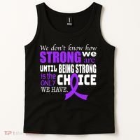We Don't Know How Strong We Are Purple Ribbon Tank Top thumb 2