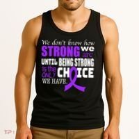 We Don't Know How Strong We Are Purple Ribbon Tank Top thumb 3