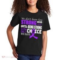 We Don't Know How Strong We Are Purple Ribbon Kids T-Shirt thumb 2