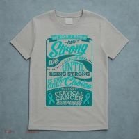 We Don't Know How Strong We Really Are Support Cervical Cancer T-Shirt thumb 5