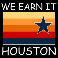 We Earn It Houston Texas Star Flag Ornament thumb 1