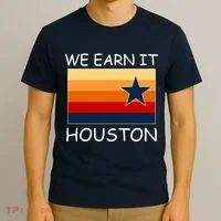 We Earn It Houston Texas Star Flag T-Shirt thumb 3