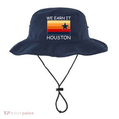We Earn It Houston Texas Star Flag Bucket Hat
