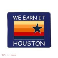 We Earn It Houston Texas Star Flag Mousepad thumb 0