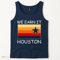 We Earn It Houston Texas Star Flag Tank Top thumb 2
