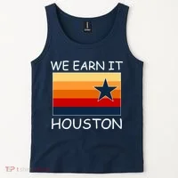 We Earn It Houston Texas Star Flag Tank Top thumb 2