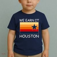 We Earn It Houston Texas Star Flag Toddler T-Shirt thumb 2