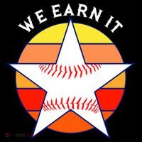 We Earn It Houston Throwback Baseball Star Doggie Tank thumb 4