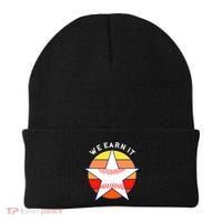 We Earn It Houston Throwback Baseball Star Beanie thumb 0
