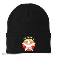 We Earn It Houston Throwback Baseball Star Beanie thumb 0