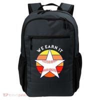 We Earn It Houston Throwback Baseball Star Backpack thumb 0