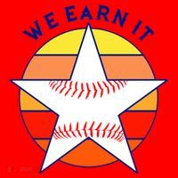 We Earn It Houston Throwback Baseball Star Santa Hat thumb 1