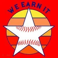 We Earn It Houston Throwback Baseball Star Santa Hat thumb 1