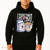 We Go Together Like Milk And Cereal Hoodie thumb 2