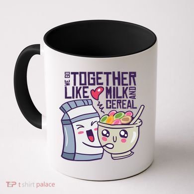 We Go Together Like Milk And Cereal Coffee Mug
