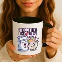 We Go Together Like Milk And Cereal Coffee Mug thumb 3