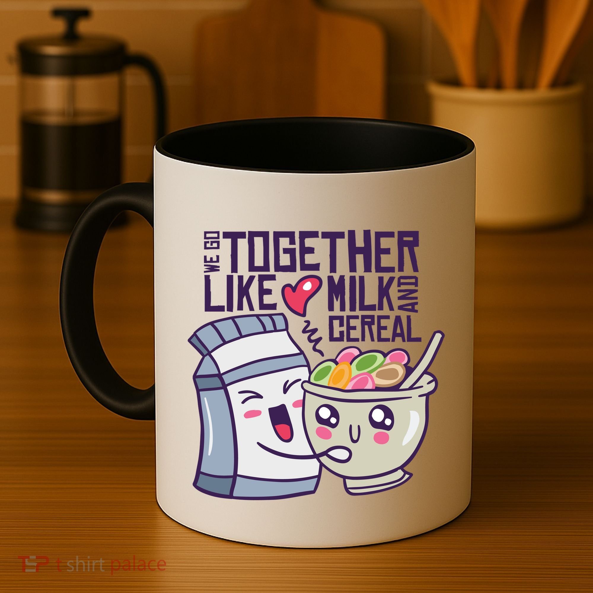 We Go Together Like Milk And Cereal Coffee Mug