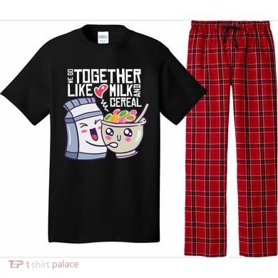 We Go Together Like Milk And Cereal Pajama Set
