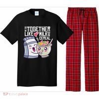 We Go Together Like Milk And Cereal Pajama Set thumb 0