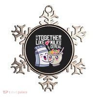 We Go Together Like Milk And Cereal Ornament thumb 0
