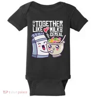 We Go Together Like Milk And Cereal Baby Bodysuit thumb 0