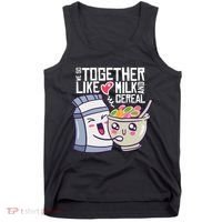 We Go Together Like Milk And Cereal Tank Top thumb 0