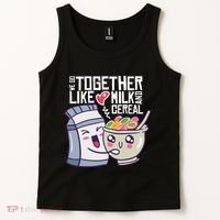 We Go Together Like Milk And Cereal Tank Top thumb 2