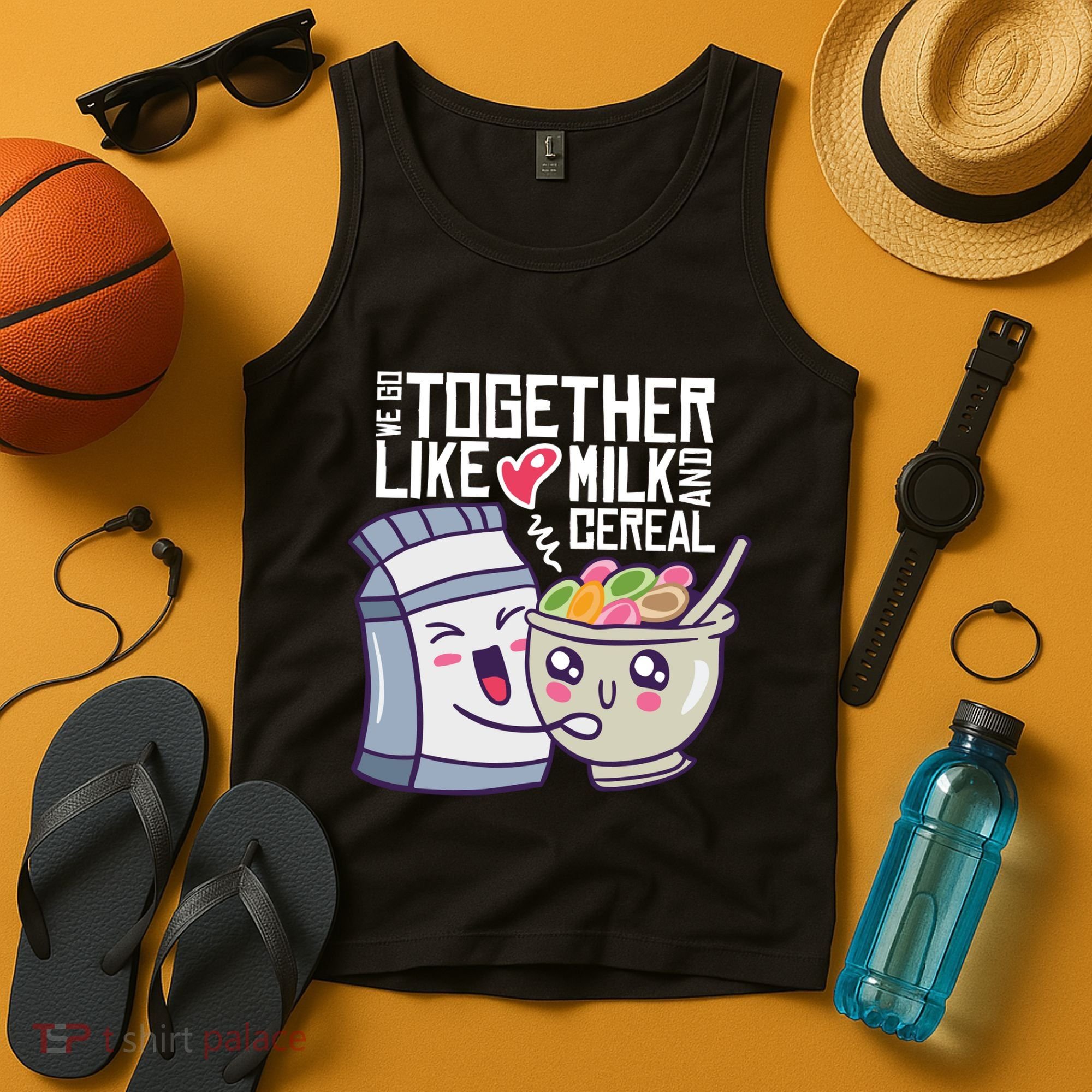 We Go Together Like Milk And Cereal Tank Top