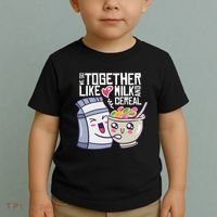 We Go Together Like Milk And Cereal Toddler T-Shirt thumb 2