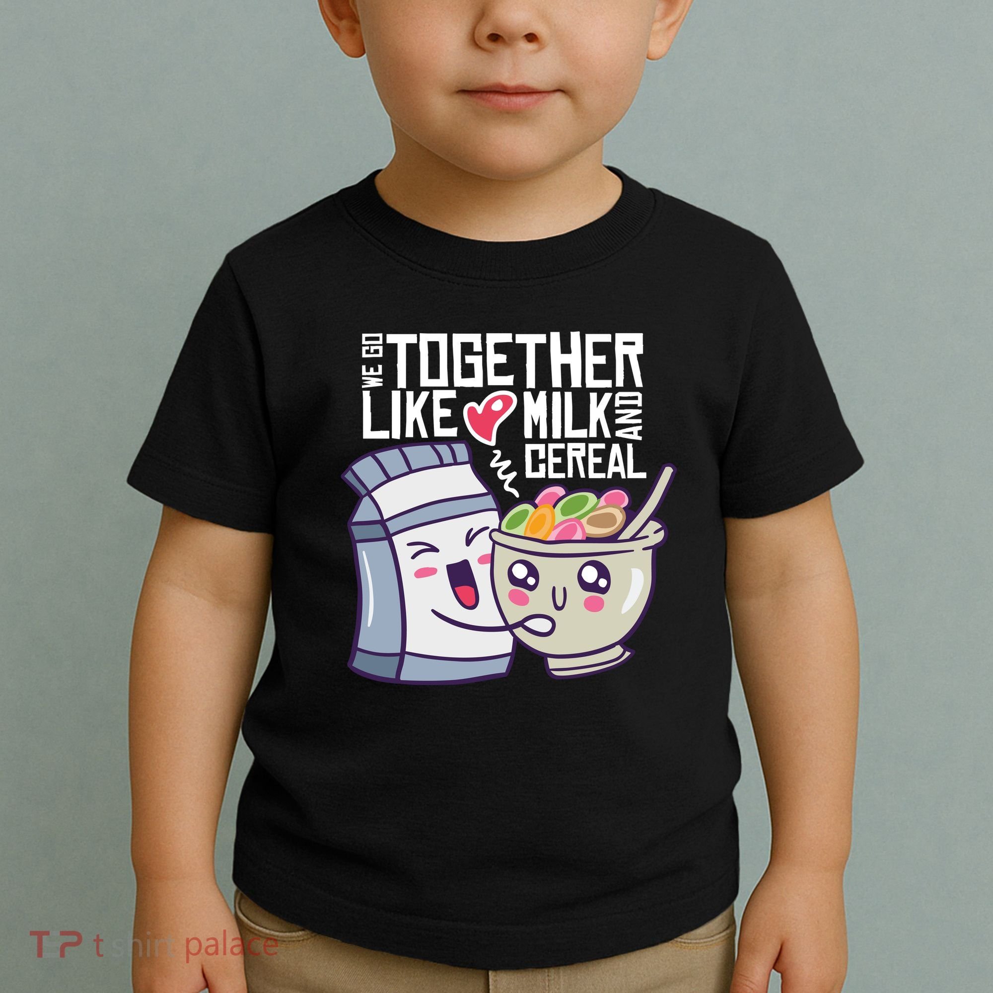 We Go Together Like Milk And Cereal Toddler T-Shirt