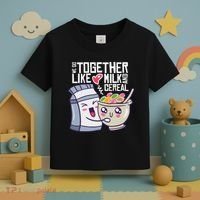 We Go Together Like Milk And Cereal Toddler T-Shirt thumb 3