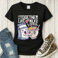 We Go Together Like Milk And Cereal Women's T-Shirt thumb 3